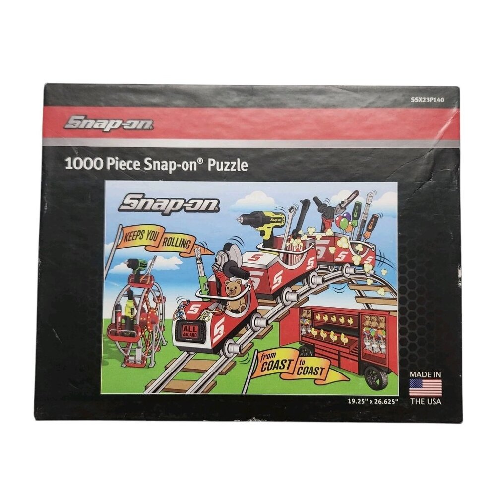 Snap On Tools 1000 Piece Jigsaw Dealer Promo Puzzle SSX23P140